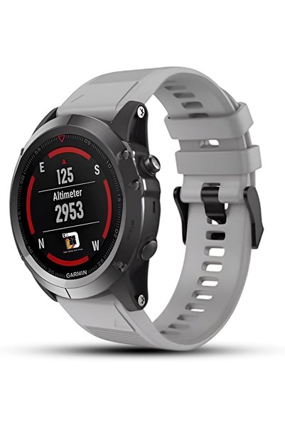 Generic Silicone Replacement band 22 mm Compatible with Garmin watch Fenix 7 ...