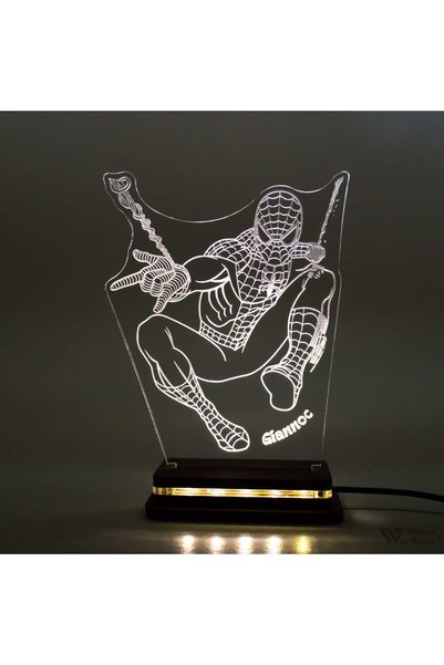 Generic Brand Φωτιστικό LED "Spiderman" W00777 Λευκό