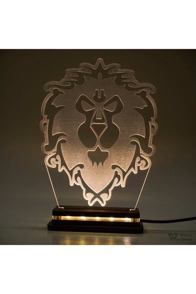Generic Brand Φωτιστικό LED "World of Warcraft Alliance" W00598 Πολύχρωμο