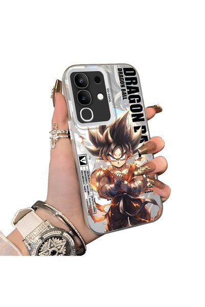 Hontinga Vivo Y29 Compatible Silicone Hard-Edge Back Case with Dragon Ball De...