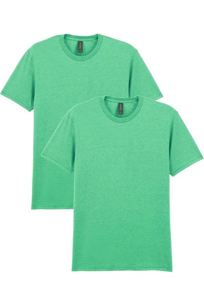 Generic mens Fitted Cotton T-Shirt, 2-Pack Shirt