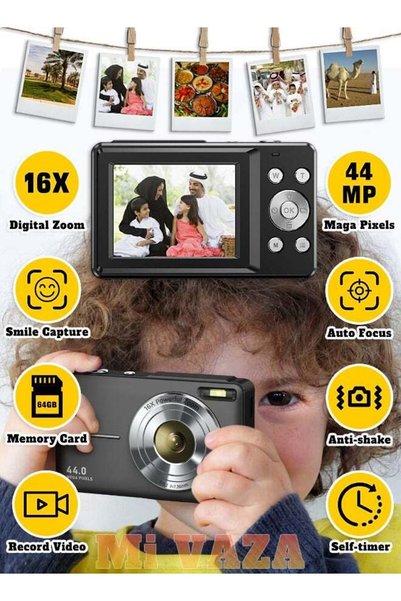 Mi VAZA 4K Digital Camera for Photography - Autofocus 48MP Vlogging Camera - ...