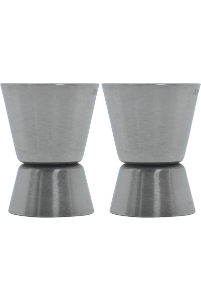 Generic Bar Peg Measure, Silver, 15-30 ml, BPM001 (Pack of 2)