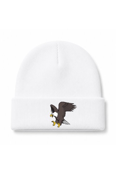 Rabona Fashion Flying Eagle – Bold Wings Wildlife Graphic Beanie