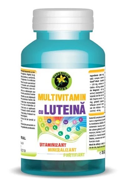 HYPERICUM Capsule Multivitamin Hypericum, supliment alimentar cu vitamine, mi...