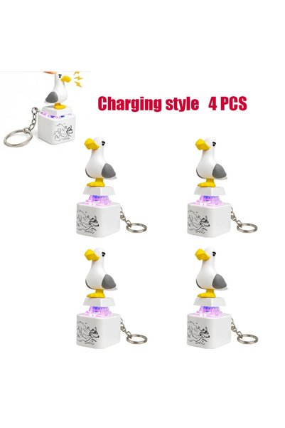 Choice 7cm 4PCS /Seagull Mine Keychain, USB Clicky Keyboard Fidget Button, LE...