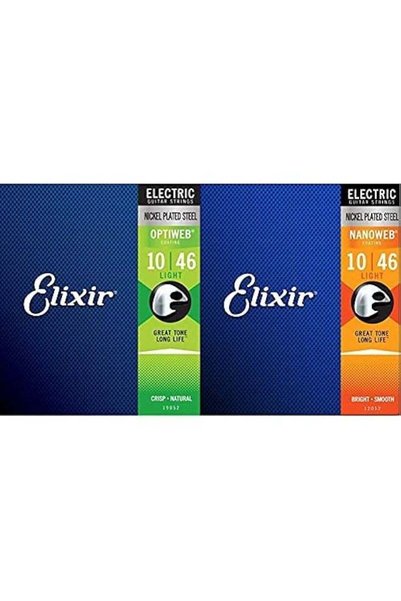 Elixir Strings Electric Guitar Strings (19052) & Strings Electric Guitar Stri...