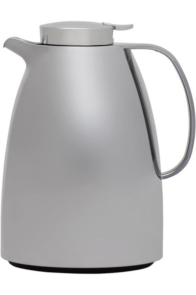 Generic Leema Compression Thermos, 1.5 Liter Capacity, Chrome