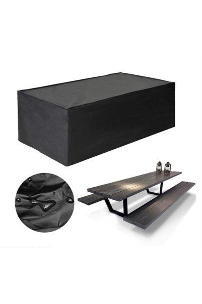 Generic Brand Husă neagră impermeabilă și rezistentă la praf pentru mobilier ...