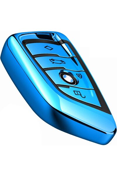 Generic غطاء مفتاح سيارة BMW، حافظة مفتاح لسيارات BMW الفئة 2 و5 و6 و7 وX1 وX...