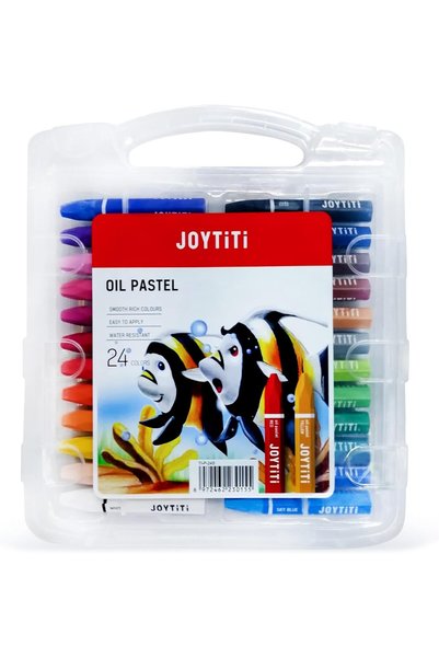 Generic Hexagonal Oil Pastels 24 Colours, 75 mm Size