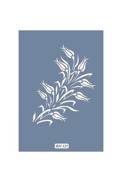 Cadence Boya Flower Pattern Modal BN125 25x36-5 BN Series Stencil