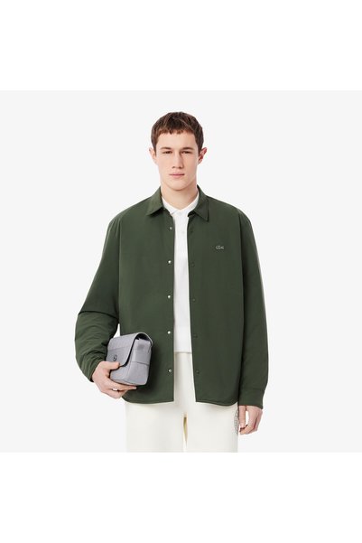 Lacoste Erkek Oversize Fit Haki Gömlek
