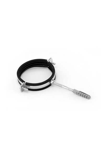 EVOSANITARY Bridă/Colier fixare Ø 32-36 mm din oțel cu garnitură și diblu