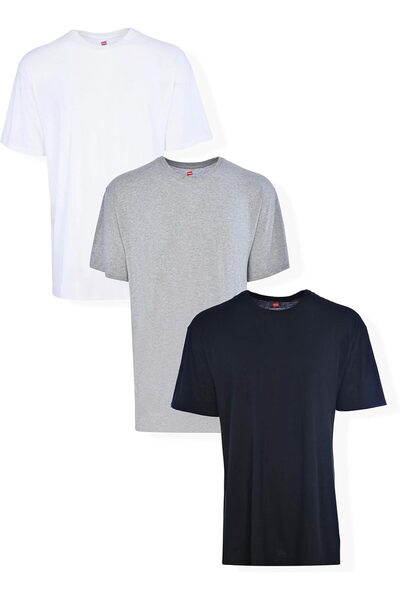 Generic Mens Cotton, Moisture-wicking V-neck Tee Undershirts, Multiple Packs ...