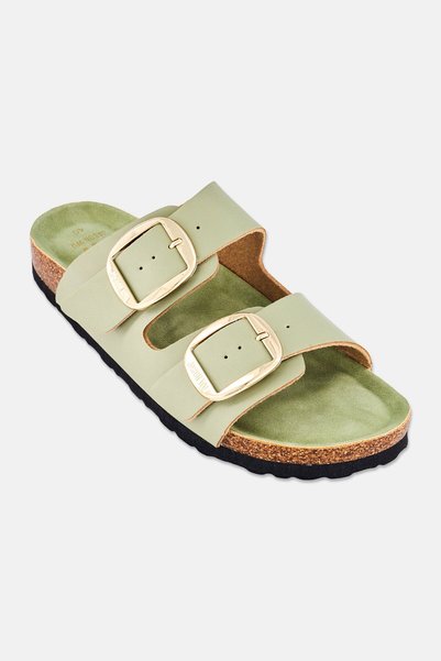 JASON WU Women Slip On Cork Sandals, Olive