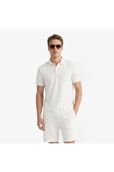 Lacoste Regular Fit Erkek Krem Polo