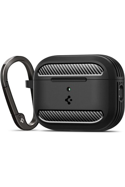 Generic غطاء واقٍ متين لسماعات AirPods Pro 3، مقاوم للصدمات، مزود بحلقة تثبيت...