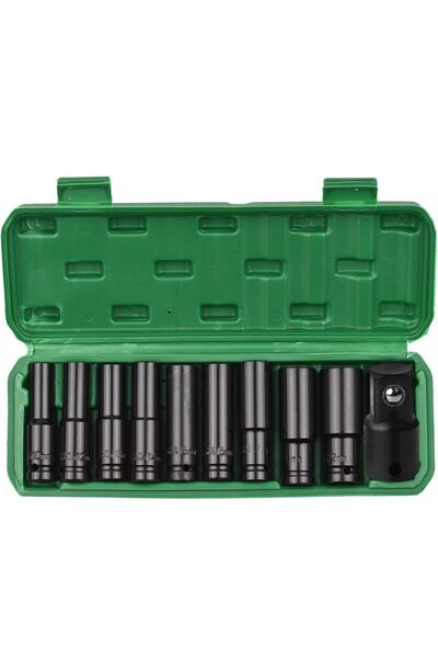 Generic 1/2-Inch Drive Socket Set, 1/2 Inch Drive Hex Impact Socket Set 10-Pi...
