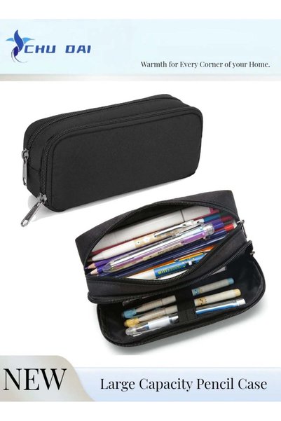 CHU DAI Pencil Case Large Capacity Pencil Pouch Aesthetic Pencil Box for Offi...