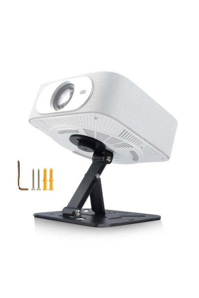 Relex حامل جهاز عرض متعدد الاستخدامات (3 في 1)، يمكن طيّه للاستخدام كطاولة أو...