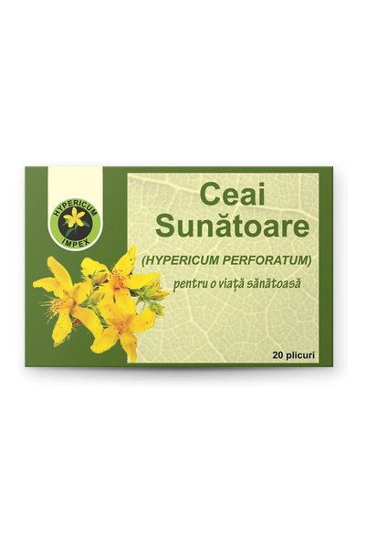 HYPERICUM Ceai Sunatoare doze Hypericum, supliment alimentar din sunatoare (H...