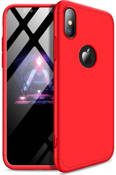 GKK 360 Πλήρης Κάλυψη Κόκκινο (iPhone XS Max)