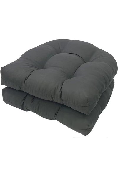 Generic Patio Cushion Outdoor Chair Cushion Set of Two, Indoor/Outdoor Wicker...