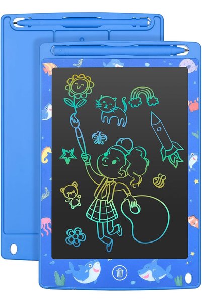 Generic LCD Writing Tablet - 8.5in - Blue