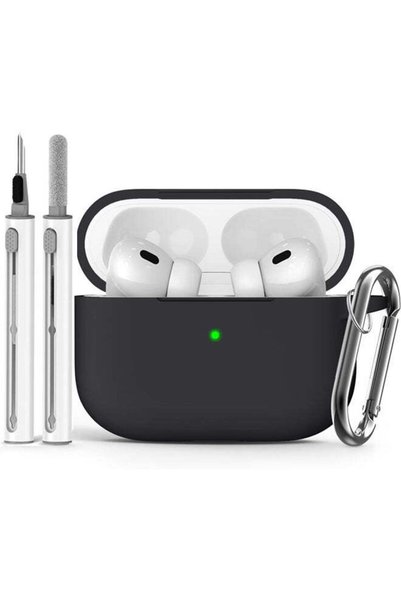 SJet Soft Silicone Protective Case Cover for AirPods Pro 3 2025 with Cleaner ...