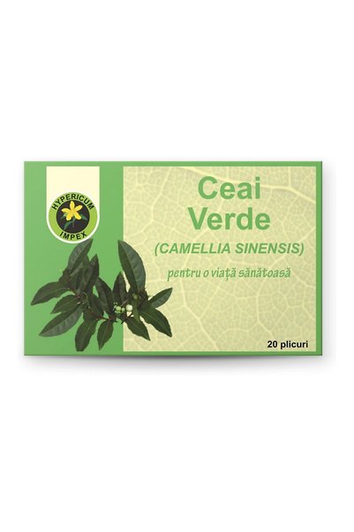 HYPERICUM Ceai Verde doze Hypericum, supliment alimentar din frunze de ceai v...