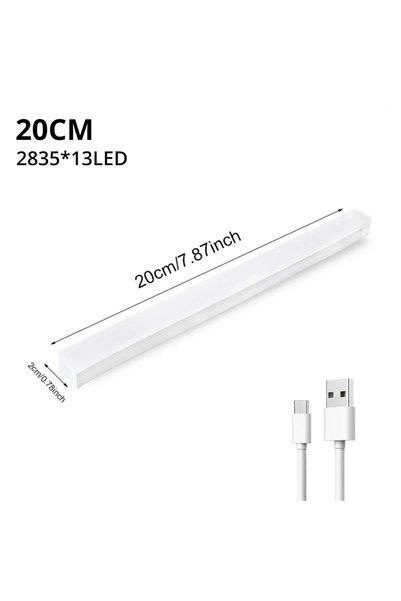 Choice 20cm-13LED Warm White Motion Sensor Light Wireless LED Night Light USB...