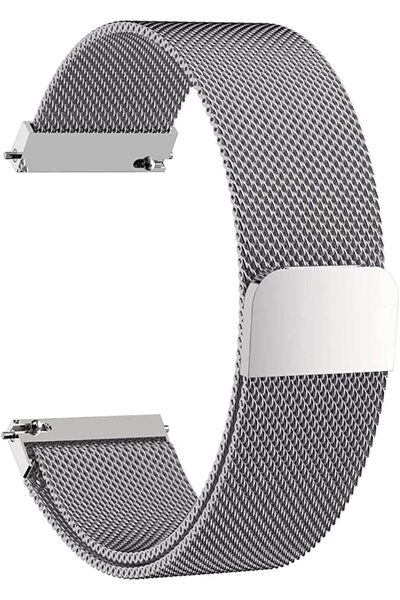 Generic Replacement Bands 22mm Milanese Loop Adjustable Mesh Stainless Steel ...