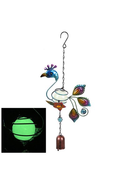 Noonedibs Clopoței de vânt Barhoo retro din metal cu animale, pentru balcon, ...