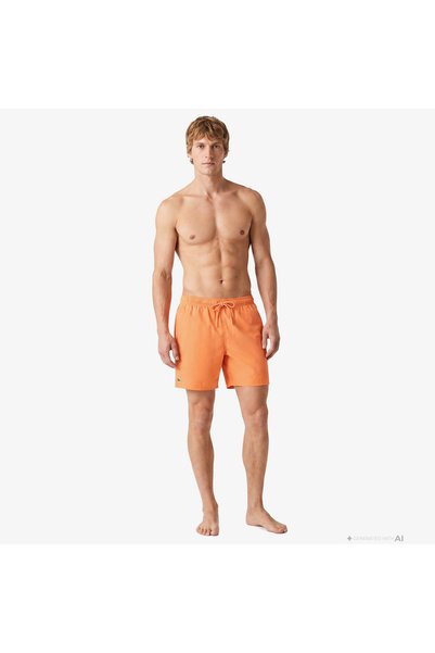 Lacoste Classic Erkek Turuncu Deniz Şortu