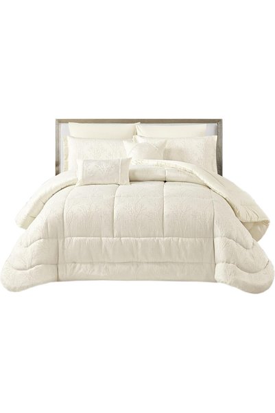 Generic Donetella Luxury 5-Piece Comforter Set – Single Size, Poly Jacquard F...