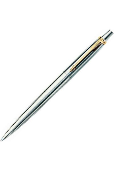 Generic Jotter Executive Pen Stainless Steel With Gold Trim Blister Card | Bl...