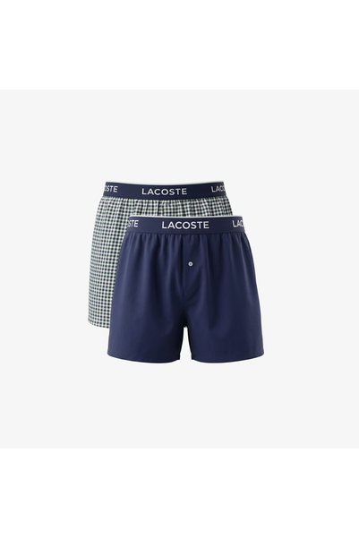 Lacoste Erkek 2'li Lacivert Boxer