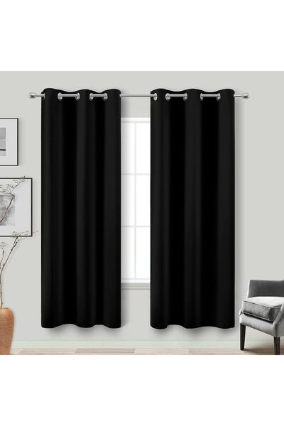 Generic 72 Inches Long Blackout Curtains 72 Inch Length for Living Room 2 Pan...