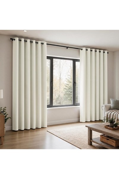 Generic 84 Inch Extra Wide Blackout Curtains Light Blocking Room Darkening Th...