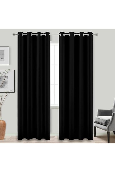 Generic Grommet Curtains Drapes 95 Inches Long,Blackout Thermal Window Treatm...