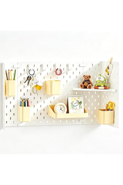 LinJie Wall Mount Display Pegboard,Pegboard Combination Kit,Combination Wall ...