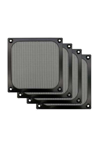 Generic 120mm Computer Fan Filter Grills with Screws, Ultra Fine Aluminum Mes...