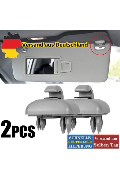 Noonedibs 2x Suport pentru cârlig pentru parasolar, pentru Audi A1, A3, A4, A...