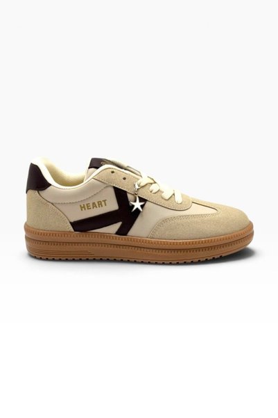 Mıa Maria Mıa Marya 7030-27 Cilt Süet Yıldız Maskotlu Anatomik Kadın Sneaker