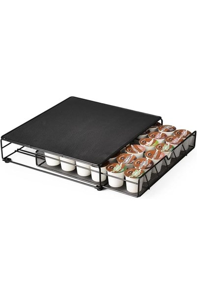 SKY TOUCH SKY-TOUCH Coffee Pod Drawer, 36 Pcs Coffee Capsule Holder Space-Sav...
