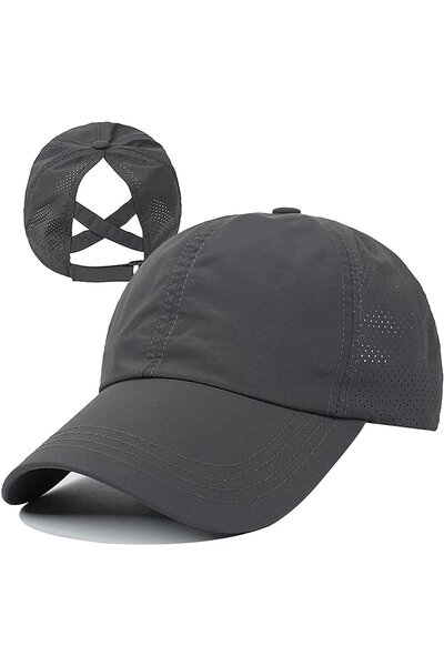 Noonedibs Șapcă de baseball pentru femei cu model tricotat de frânghii încruc...