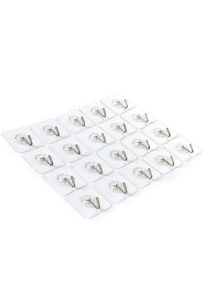 Noonedibs Cârlige adezive rezistente, cârlige detașabile impermeabile reutili...