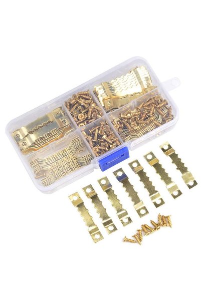 Noonedibs 100 buc. cleme pentru rame foto, cârlig de perete din metal solid a...