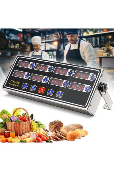 Noonedibs Cronometre de bucatarie comerciale pentru gatit, manual mare, digit...